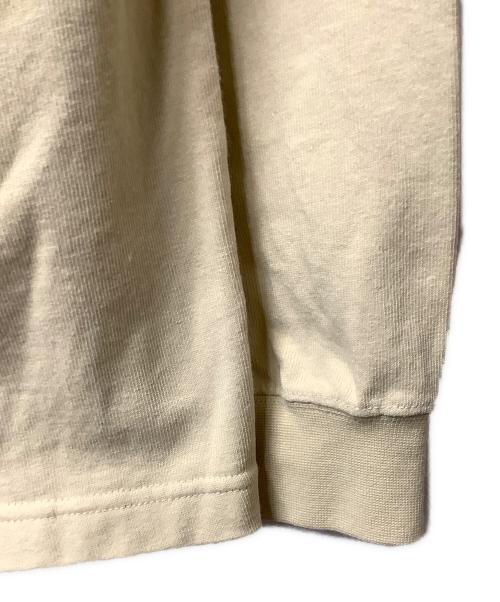 THE NORTH FACE（ザ ノース フェイス）THE NORTH FACE (ザ ノース フェイス) ロングスリーブヌプシコットンティー ベージュ サイズ:Mの古着・服飾アイテム