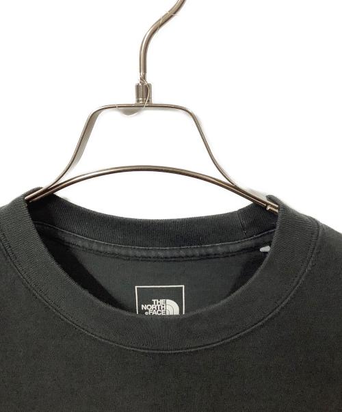 THE NORTH FACE（ザ ノース フェイス）THE NORTH FACE (ザ ノース フェイス) ロングスリーブバックスクエアロゴティー ブラック サイズ:Lの古着・服飾アイテム