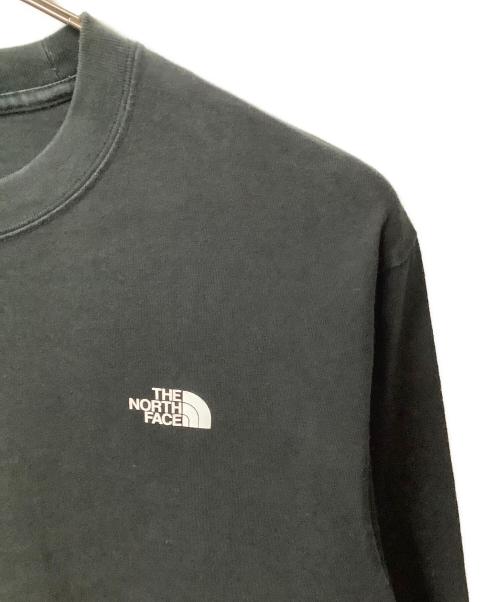 THE NORTH FACE（ザ ノース フェイス）THE NORTH FACE (ザ ノース フェイス) ロングスリーブバックスクエアロゴティー ブラック サイズ:Lの古着・服飾アイテム