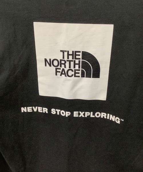 THE NORTH FACE（ザ ノース フェイス）THE NORTH FACE (ザ ノース フェイス) ロングスリーブバックスクエアロゴティー ブラック サイズ:Lの古着・服飾アイテム