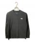 THE NORTH FACE（ザ ノース フェイス）の古着「ロングスリーブバックスクエアロゴティー」｜ブラック