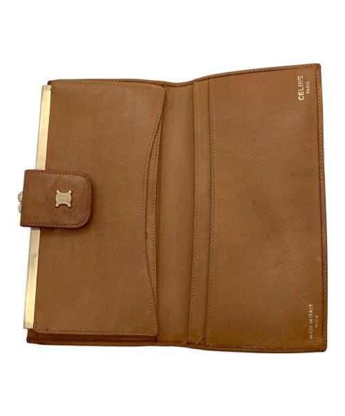 CELINE（セリーヌ）CELINE (セリーヌ) マカダム長財布　ブラウン ブラウンの古着・服飾アイテム