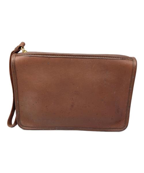 COACH（コーチ）COACH (コーチ) クラッチバッグ ブラウン ブラウンの古着・服飾アイテム
