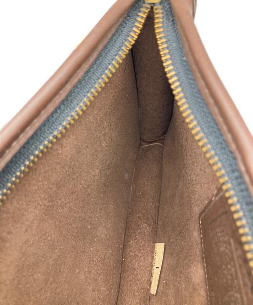 COACH（コーチ）COACH (コーチ) クラッチバッグ ブラウン ブラウンの古着・服飾アイテム