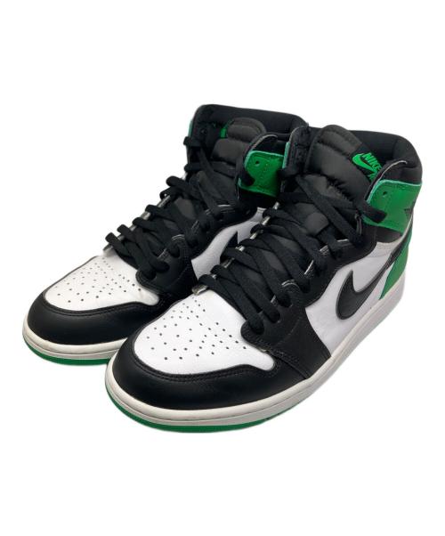 NIKE（ナイキ）NIKE (ナイキ) ハイカットスニーカー グリーン×ホワイト サイズ:28.5cmの古着・服飾アイテム