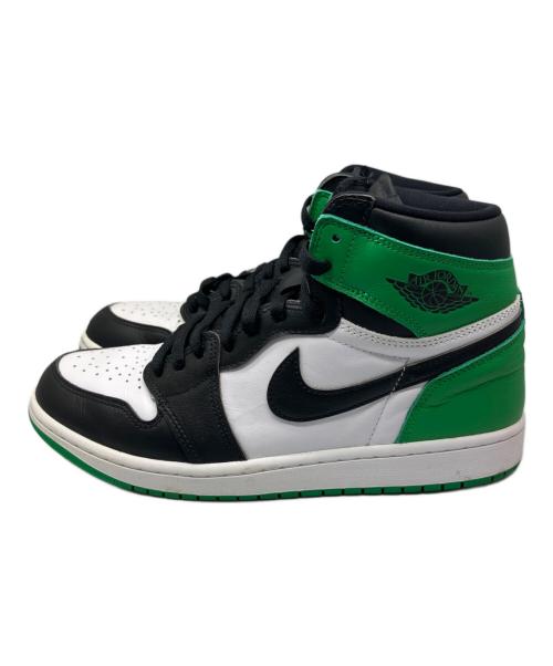 NIKE（ナイキ）NIKE (ナイキ) ハイカットスニーカー グリーン×ホワイト サイズ:28.5cmの古着・服飾アイテム