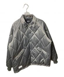 Schott（ショット）の古着「QUILT COACH JACKET」｜グレー