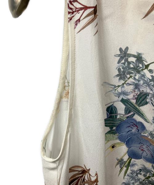 MARELLA（マレーラ）MARELLA (マレーラ) ノースリーブブラウス ホワイト×ネイビー サイズ:38の古着・服飾アイテム