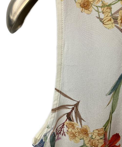 MARELLA（マレーラ）MARELLA (マレーラ) ノースリーブブラウス ホワイト×ネイビー サイズ:38の古着・服飾アイテム