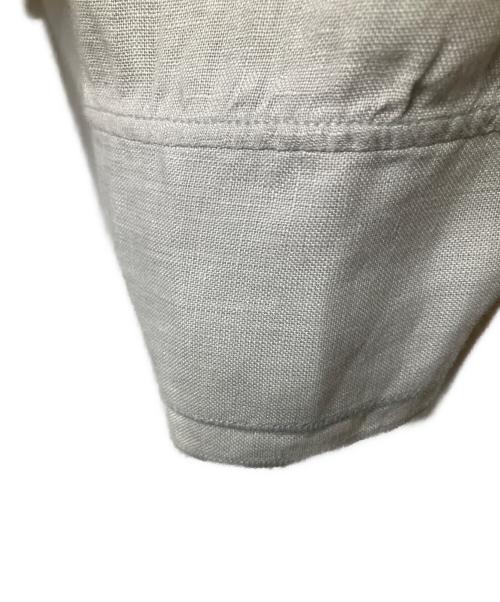 ARMANI COLLEZIONI（アルマーニ コレツィオーニ）ARMANI COLLEZIONI (アルマーニ コレツィオーニ) リネン長袖シャツ　グレー グレー サイズ:42の古着・服飾アイテム