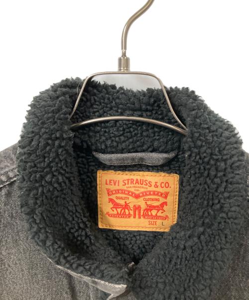 LEVI'S（リーバイス）LEVI'S (リーバイス) デニムジャケット ブラック ブラック サイズ:Lの古着・服飾アイテム