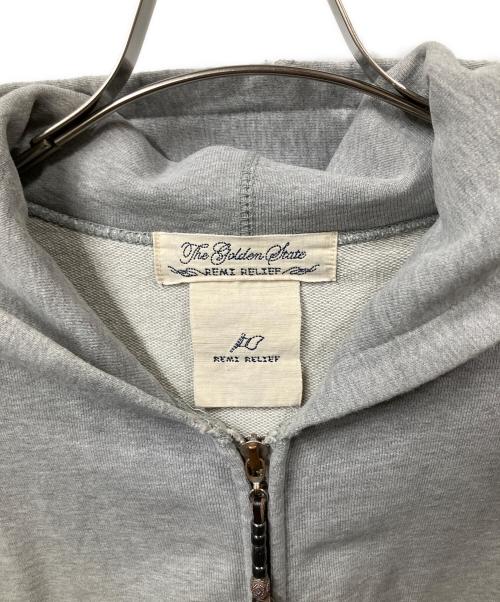 REMI RELIEF（レミレリーフ）REMI RELIEF (レミレリーフ) ジップパーカー グレー グレー サイズ:Sの古着・服飾アイテム