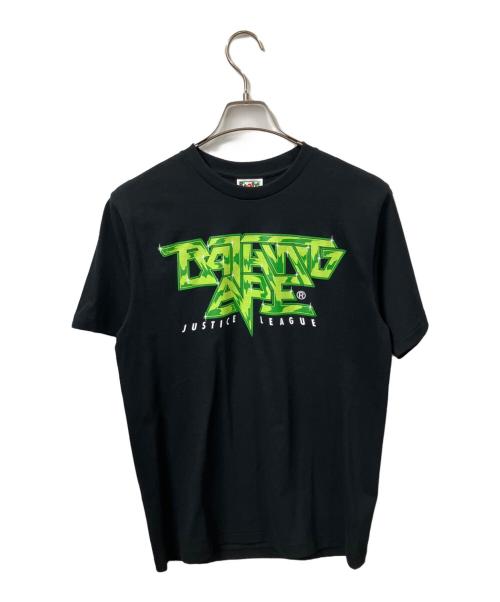 A BATHING APE（アベイシングエイプ）A BATHING APE (アベイシングエイプ) GROOVY JUSTICE LEAGUE TEE ブラック サイズ:Mの古着・服飾アイテム