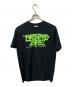 A BATHING APE（アベイシングエイプ）の古着「GROOVY JUSTICE LEAGUE TEE」｜ブラック