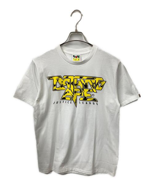 A BATHING APE（アベイシングエイプ）A BATHING APE (アベイシングエイプ) GROOVY JUSTICE LEAGUE TEE ホワイト サイズ:Ｍの古着・服飾アイテム