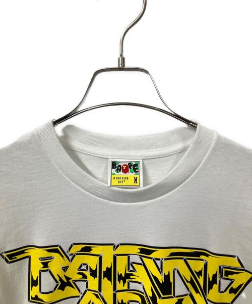 A BATHING APE（アベイシングエイプ）A BATHING APE (アベイシングエイプ) GROOVY JUSTICE LEAGUE TEE ホワイト サイズ:Ｍの古着・服飾アイテム
