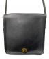 COACH (コーチ) レザーショルダーバッグ ブラック：14000円