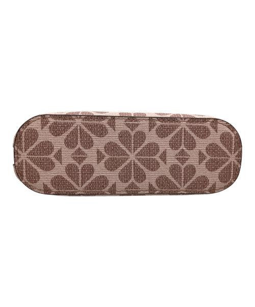 Kate Spade（ケイトスペード）Kate Spade (ケイトスペード) スペードフラワーコーテッド キャンバススモールドームコスメティック ピンクの古着・服飾アイテム
