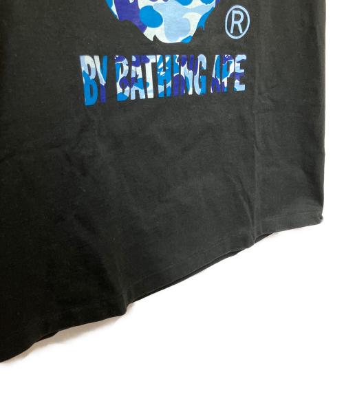 A BATHING APE（アベイシングエイプ）A BATHING APE (アベイシングエイプ) 半袖カットソー ブラック×ブルー サイズ:Mの古着・服飾アイテム