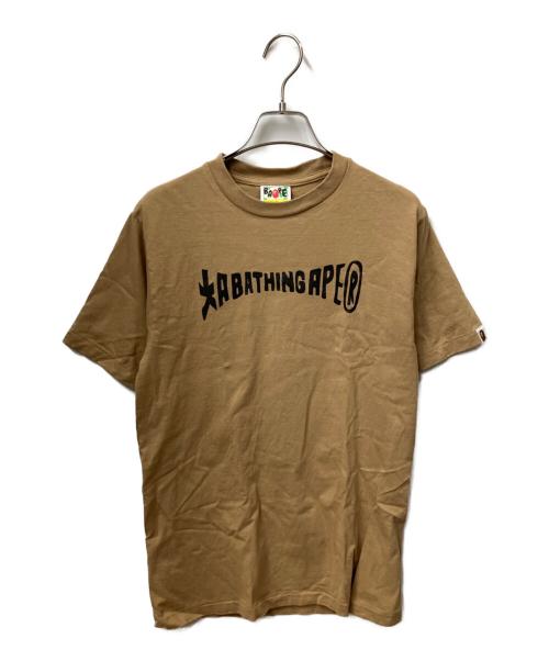 A BATHING APE（アベイシングエイプ）A BATHING APE (アベイシングエイプ) 半袖カットソー ベージュ サイズ:Sの古着・服飾アイテム