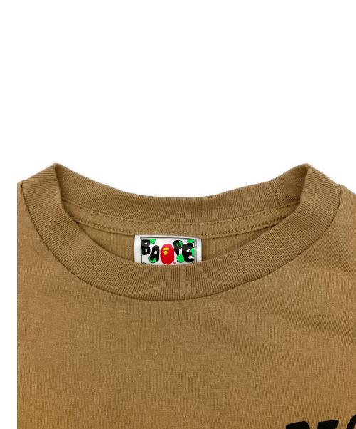 A BATHING APE（アベイシングエイプ）A BATHING APE (アベイシングエイプ) 半袖カットソー ベージュ サイズ:Sの古着・服飾アイテム