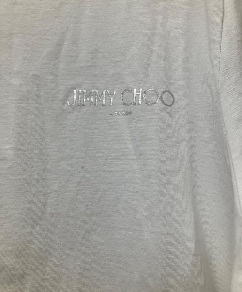 JIMMY CHOO（ジミーチュウ）JIMMY CHOO (ジミーチュウ) ロゴ半袖カットソー　ホワイト ホワイト サイズ:ＸＸＬの古着・服飾アイテム