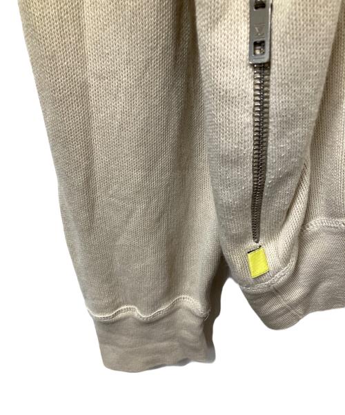 LOUIS VUITTON（ルイ ヴィトン）LOUIS VUITTON (ルイ ヴィトン) ジップパーカー ベージュ ベージュ サイズ:Mの古着・服飾アイテム