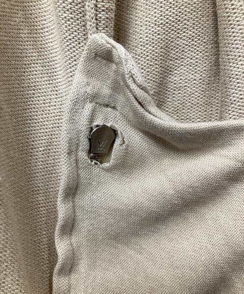 LOUIS VUITTON（ルイ ヴィトン）LOUIS VUITTON (ルイ ヴィトン) ジップパーカー ベージュ ベージュ サイズ:Mの古着・服飾アイテム