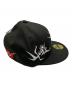 中古・古着 New Era (ニューエラ) 岡本太郎 (オカモトタロウ) キャップ ブラック 岡本太郎コラボ ブラック：5000円