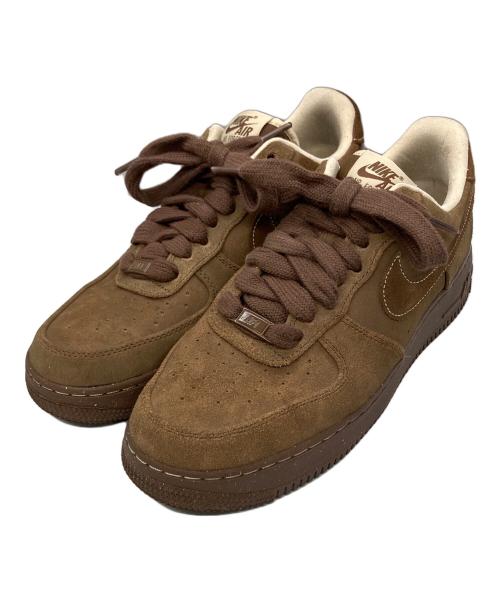 NIKE（ナイキ）NIKE (ナイキ) AIR FORCE 1 '07 ブラウン サイズ:27.5の古着・服飾アイテム