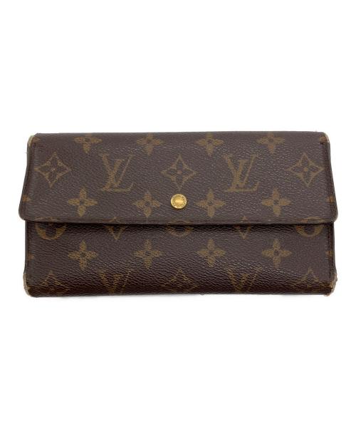 LOUIS VUITTON（ルイ ヴィトン）LOUIS VUITTON (ルイ ヴィトン) ポルトトレゾール・インターナショナル ブラウンの古着・服飾アイテム