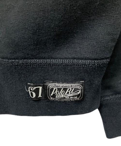 POLO RALPH LAUREN（ポロ・ラルフローレン）POLO RALPH LAUREN (ポロ・ラルフローレン) ロゴスウェット ブラック ブラック サイズ:Lの古着・服飾アイテム