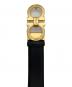 Salvatore Ferragamo (サルヴァトーレ フェラガモ) ガンチーニバックルベルト ブラック×ブラウン サイズ:95cm：6000円