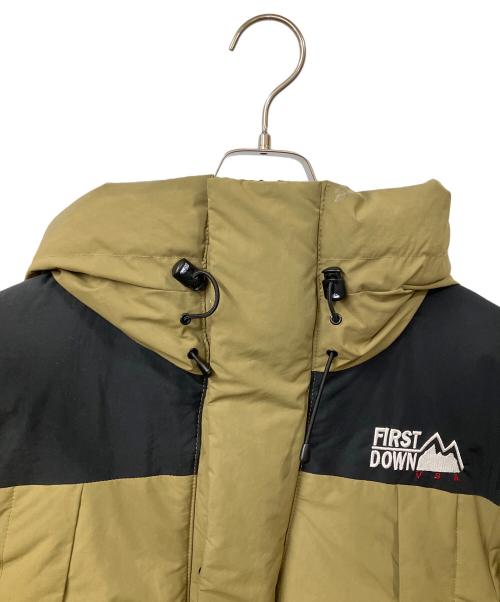 FIRST DOWN（ファーストダウン）FIRST DOWN (ファーストダウン) ダウンジャケット カーキ サイズ:Lの古着・服飾アイテム