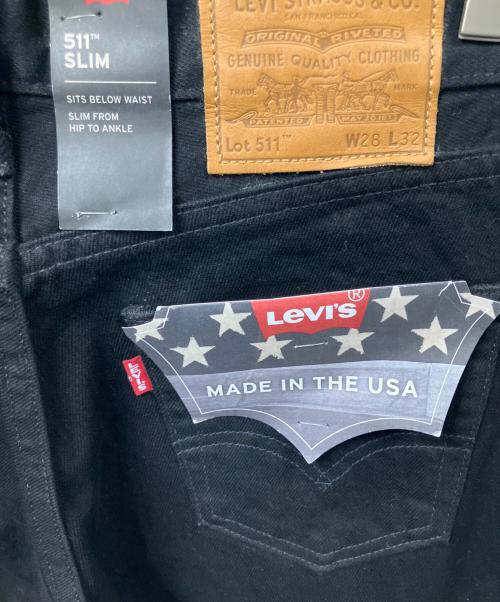 LEVI'S PReMIUM（リーバイス プレミアム）LEVI'S PReMIUM (リーバイス プレミアム) デニムパンツ ブラック サイズ:w28の古着・服飾アイテム