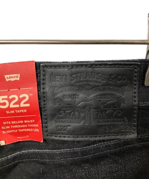 LEVI'S（リーバイス）LEVI'S (リーバイス) 522デニムパンツ ブラック ブラック サイズ:W30 未使用品の古着・服飾アイテム