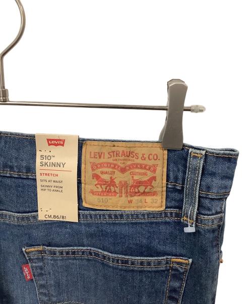 LEVI'S（リーバイス）LEVI'S (リーバイス) ５１０スキニーデニムパンツ ブルー サイズ:W34 未使用品の古着・服飾アイテム