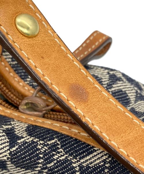 COACH（コーチ）COACH (コーチ) シグネチャー デニム ジャカード ミニ バゲット ショルダーバッグ ネイビーの古着・服飾アイテム