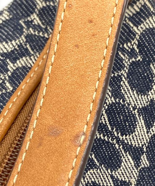 COACH（コーチ）COACH (コーチ) シグネチャー デニム ジャカード ミニ バゲット ショルダーバッグ ネイビーの古着・服飾アイテム