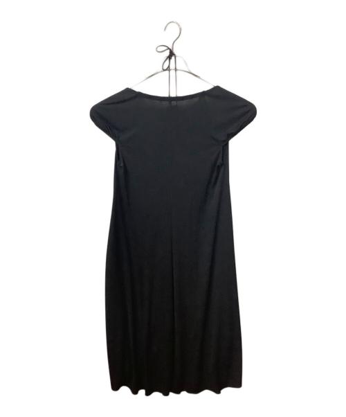 Yves Saint Laurent（イヴサンローラン）Yves Saint Laurent (イヴサンローラン) ノースリーブ・キャミソールワンピース ブラック サイズ:36の古着・服飾アイテム