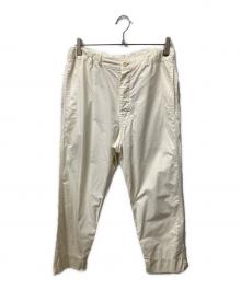 MHL（エムエイチエル）の古着「SUPERFINE COTTON TWILL PANTS」｜アイボリー