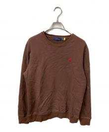 POLO RALPH LAUREN（ポロ・ラルフローレン）の古着「ロゴスウェット ブラウン」｜ブラウン