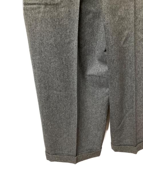 RALPH LAUREN（ラルフローレン）RALPH LAUREN (ラルフローレン) ウールタックスラックス グレー グレー サイズ:9の古着・服飾アイテム