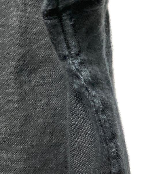 Kamakura Shirts（カマクラシャツ）Kamakura Shirts (カマクラシャツ) リネン長袖シャツ ブラック ブラック サイズ:不明の古着・服飾アイテム