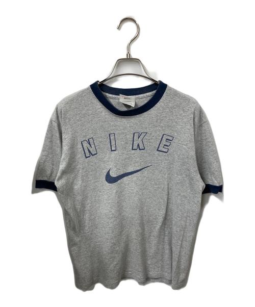 NIKE（ナイキ）NIKE (ナイキ) リンガーTシャツ グレー グレー サイズ:Lの古着・服飾アイテム