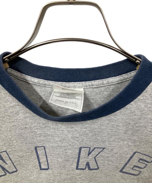NIKE（ナイキ）NIKE (ナイキ) リンガーTシャツ グレー グレー サイズ:Lの古着・服飾アイテム