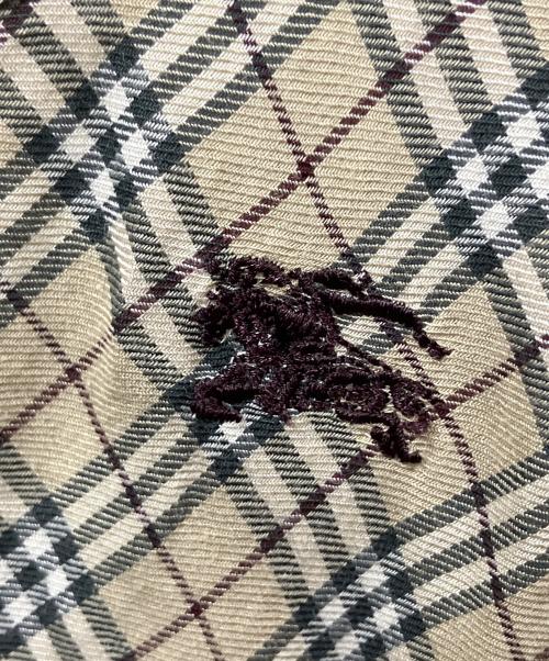BURBERRY BLUE LABEL（バーバリー ブルー レーベル）BURBERRY BLUE LABEL (バーバリー ブルー レーベル) 半袖ブラウス ノバチェック ベージュ サイズ:38の古着・服飾アイテム