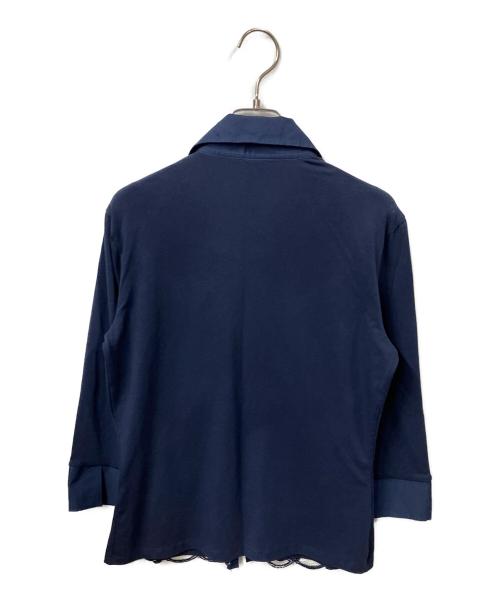 NARA CAMICIE（ナラカミーチェ）NARA CAMICIE (ナラカミーチェ) ジャケット ネイビー×ホワイト ネイビー サイズ:11の古着・服飾アイテム