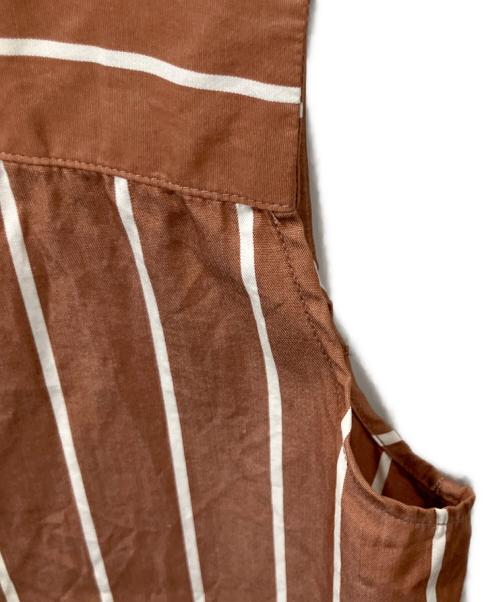 ticca（ティッカ）TICCA (ティッカ) ノースリーブブラウス ブラウン サイズ:Freeの古着・服飾アイテム