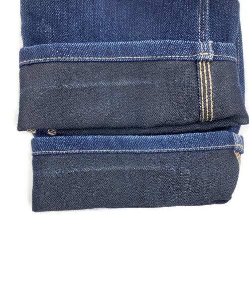 DIESEL Black Gold（ディーゼル ブラック ゴールド）DIESEL Black Gold (ディーゼル ブラック ゴールド) 岡山デニム 500本限定モデル/ホワイトレザーパッチ インディゴ サイズ:表記なしの古着・服飾アイテム